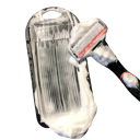 Afilador de silicona para cuchillas 12,5 x 5,9 cm Afilado y limpieza de las hojas Prolongación de la vida útil de las cuchillas Restaurador de filos para máquinas de afeitar 5