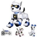 Afstandsbediende robot hond interactieve speelgoed met aanraking sensoren LED ogen zingt danst en vertelt verhalen ABS voor kinderen cadeau 4