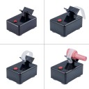 Agitador eléctrico para tintas de tatuajes y esmaltes de uñas Mezclador automático de pigmentos Mezcla rápida de colores Agitador profesional Suministros cosméticos 3