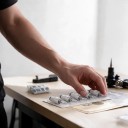Agujas de Tatuaje Cartridge 1009MI 20 uds Desechables Estériles Magnum 0,30 mm Acero Inoxidable Blancas Para Sombreado y Relleno 3