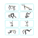 AI RC Roboterhund 31 x 16 x 19,5 cm Sprachdialog App Fernbedienung Programmierung Singendes tanzendes Spielzeug 7