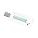 Aiguilles d'acupuncture 500 pcs 0,22 × 25 mm stériles jetables avec tube guide en métal argenté pour acupuncture et thérapie esthétique 2