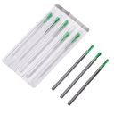 Aiguilles d'acupuncture stériles jetables 0,16 x 25 mm avec tube de guidage emballage vert 100 pièces pour acupuncture et massage 2