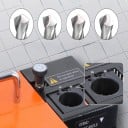 Aiguiseur électrique de forets MR-13A 120 W affûteur pour forets de 3 à 13 mm avec 11 pinces angle de pointe réglable de 95 à 135° orange 2