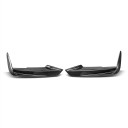 Ailerons de spoiler avant pour phares antibrouillard, paire gauche et droite, plastique ABS, aspect carbone, pour F30 F31 M Sport 2012–2019 1
