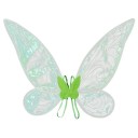 Ailes de costume décoratives en forme de papillon transparentes disponibles en plusieurs couleurs, accessoire de costume pour carnaval et fêtes à thème 5