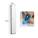 Aimant pour ongles effet Cat Eye Aimant pour vernis gel 6 x 0,8 cm Outil magnétique professionnel pour nail art Crée des motifs 3D et de la profondeur 2