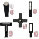 Aimant puissant multifonction 5 en 1 pour ongles 10,8 x 10,1 cm effet Cat Eye Accessoire pour vernis gel Outil de nail art Modèles créatifs Manucure Décoration 3