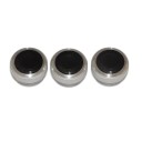 Air Conditioning Control Knobs for Ford 3 pcs 4