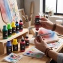 Airbrush färg 100 ml Akryl på vattenbasis redo för sprutning utan utspädning Snabbtorkande och vattenavvisande För modeller textil skor och trä 26