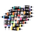 Airbrushfarbe 100 ml Acryl auf Wasserbasis bereit zum Sprühen ohne Verdünnung Schnelltrocknend und wasserfest Für Modelle Textilien Schuhe und Holz 25