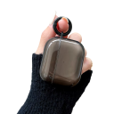 AirPods 4 2024 Miękki pokrowiec przeciw upadkom i zarysowaniom z wycięciami do ładowania Łatwy dostęp do funkcji i portów dla bezprzewodowych słuchawek 6
