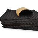 Aislamiento acústico para coche Alfombrilla autoadhesiva 80 x 25 cm Absorbente de sonido Superficie ondulada Impermeable Negra Para el suelo 2