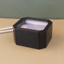 Ajándékdoboz óra számára 11 × 9,5 × 6 cm Akril doboz óra számára fedéllel ajándékcsomagolás órákhoz vagy ékszerekhez 9