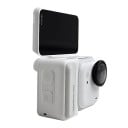 Akční kamera 4K 60 fps s magnetickou stabilizací a magnetickým držákem výdrž baterie 200 minut voděodolná POV handsfree bílá 2
