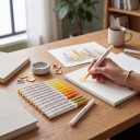 Akrylmærkere sæt 9 stk. Mærkater til sten, glas og sko. Ikke-giftig akrylmaling. Kunstnerisk maleri. Kreativ DIY skabelse til børn 4