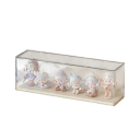 Akrylová vitrína na figurky s průhledným krytem 37×9×12,5 cm pro vystavení sběratelských figurek a ochranu před prachem 3