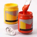 Akrylové farby sada 12 ks Fľaštičky 50 ml Netoxické zloženie na vodnej báze Pre plátno drevo sklo porcelán i steny a kreatívne DIY tvorenie 7