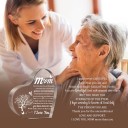 Akrylové srdce Priehľadná dekorácia so stromom života a textom pre mamu Elegantný luxusný pamätný darček z lásky 4