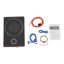 Aktiivinen subwoofer autoon 36,5 x 26 x 6,8 cm 8" ultra ohut subwoofer penkin alle 12 V 600 W bassovahvistin 9