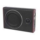 Aktivní subwoofer do auta 36,5 x 26 x 6,8 cm 8" ultra tenký subwoofer pod sedadlo 12 V 600 W zesilovač basů 1