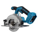 Aku kotoučová pila ruční Bezuhlíkový motor 125 mm 5 palců Multifunkční řezačka pro řezání dřeva 24 zubů 18 V Modrá bez baterie 2