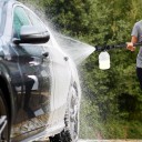 Aku vysokotlaký čistič 18 V bez baterie Pro baterie Makita Bezkartáčový motor 200 bar 3500 W Tryska 6 v 1 Šedý Na mytí auta a zahradu 2