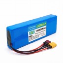 Akumulator litowo-jonowy do hulajnogi elektrycznej LIDIKALA 36 V 10S2P Złącza T i XT60 Ogniwa 18650 186 x 66 x 38 mm Niebieski kolor 2