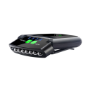 Akumulatorowa mini latarka czołowa LED z klipsem USB, 6 diod LED, wodoodporność IPX4, sterowanie bezdotykowe, 1000 mAh, przegub obrotowy, przenośna latarka czołowa 5