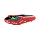 Akumulatorowa mini latarka czołowa LED z klipsem USB, 6 diod LED, wodoodporność IPX4, sterowanie bezdotykowe, 1000 mAh, przegub obrotowy, przenośna latarka czołowa 6