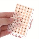 Akupresurní ušní samolepky se semínky sada 600 kusů s vyhledávacím perem rozměr 5,5 x 8,5 cm neinvazivní tělové na akupresurní body 3