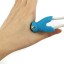 Akupunktúrás pontos ujjmasszírozó görgős kézi masszírozó eszköz két hengerrel és fémgolyóval a kézi masszázshoz, vérkeringést segítő masszázseszköz 16,3x3,3 cm 3