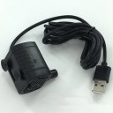 Akvarie pumpe med USB strømforsyning Plastisk krop med sugekopper 3,9 x 3,8 x 2,8 cm Gennemstrømning 200 l/h Effekt 1 til 3 W Dyse 8,5 mm 2