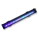 Akvarium LED-lampe med luftbobler 45,5 cm Farverig baggrundsbelysning Vandcirkulation Dekorativt lys Til ferskvands- og saltvandsakvarier 1