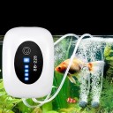Akvariumiltluftpumpe 2 W 4800 mAh Bærbar luftmotor USB-strøm Lydsvag drift Til ferskvands- og saltvandsakvarier 2