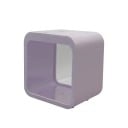 Akwarium z oświetleniem LED 13 x 8 x 13 cm Małe akwarium dla rybek Dekoracyjne akwarium z kolorowym oświetleniem LED Mini akwarium 3