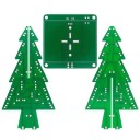 Albero di Natale LED tridimensionale 110 x 70 mm Modulo luminoso elettronico con circuiti stampati Decorazione lampeggiante 2