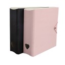 Album ad anelli per foto 21 x 20,5 cm Pagina 20 x 15,7 cm 4 tasche per pagina Chiusura con elastico Per fotokart e cartoline 9
