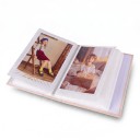 Album na fotografie so srdiečkami 18 x 14 x 5 cm Pre cca 100 fotiek Zasúvacie vrecká Fotoalbum na rodinné fotky a spomienky 7