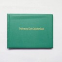 Album na mince 20,5 x 15,5 cm PVC zelené 10 stran 240 kapes Velikost mřížky 3 x 3 cm Kniha na sběratelské mince 1