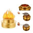 Alcoholbrander met vlamregulatie Metalen brander met inklapbare handgreep Variabele temperatuurregeling Gouden alcoholbrander voor laboratoriumgebruik 3