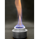 Alcoholbrander van aluminiumlegering, 71 x 43 mm, draagbaar minibrandertje met deksel, ultralicht alcoholbrandertje voor kamperen en wandelen, 26 g 3