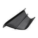 Alerões aerodinâmicos universais para motocicleta ABS spoiler 175x100 mm design autocolante aparência em carbono mate 3