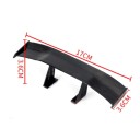 Alerón trasero en miniatura para coche 17 x 3,6 x 3,6 cm Alerón decorativo fabricado en plástico ABS Accesorio tuning Modelo sencillo Car Styling 2