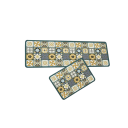 Alfombra antideslizante 40x120 cm Patrón retro Pasillo largo para la cocina Alfombra de baño Pasillos y dormitorios Alfombra suave y absorbente para el apartamento 2