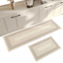 Alfombra de baño superabsorbente 50x80 cm Alfombra de baño suave y antideslizante Alfombra de entrada de cocina Alfombra decorativa para el apartamento 2