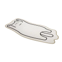 Alfombra decorativa de 50 x 80 cm con motivo animal Alfombra antideslizante para habitación infantil dormitorio salón Alfombra de diseño impermeable 3