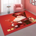 Alfombra navideña 140x200 cm 2