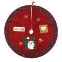 Alfombra para árbol de Navidad de 60 cm 8