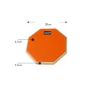 Alfombrilla de entrenamiento para pequeño tambor de 20 cm Alfombrilla silenciosa reversible para práctica de batería entrenamiento 8